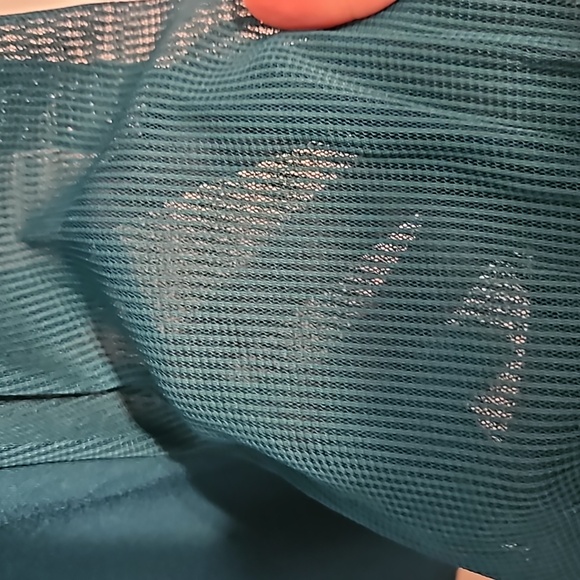 Adrienne Vittadini Green Shear sleeves blouse.  NWT - Picture 4 of 6